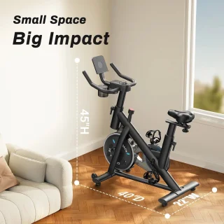Hometrainer Fitnessfiets Indoor Bike Verstelbaar Zadel Stuur
