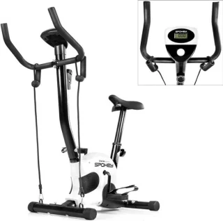 Hometrainer indoor fiets wit