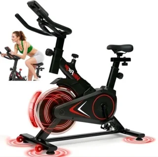 Hometrainer - indoorfiets - zwart