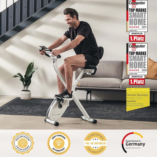 Hometrainer Inklapbaar 8 Weerstanden Polssensoren