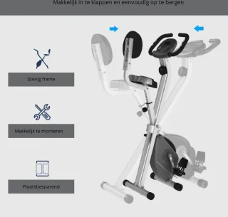 Hometrainer LCD-display Fitnessfiets