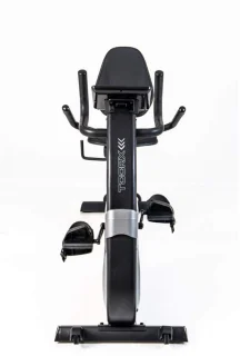 Hometrainer ligfiets met gewatteerde stoel