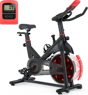 Hometrainer Magnetisch 10KG Vliegwiel LCD Scherm