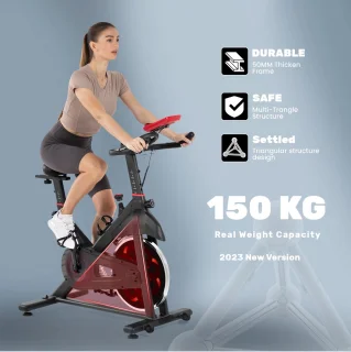 Hometrainer Magnetisch 10KG Vliegwiel LCD Scherm