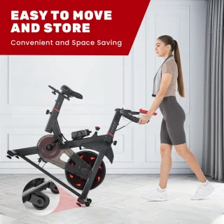 Hometrainer Magnetisch 10KG Vliegwiel LCD Scherm