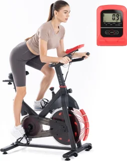 Hometrainer Magnetisch 10KG Vliegwiel LCD Scherm