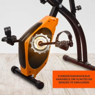 Hometrainer magnetische fiets met elastische banden