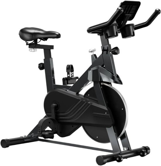 Hometrainer Magnetische Fitnessfiets Zilverzwart