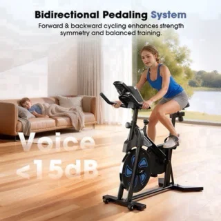 Hometrainer magnetische weerstand, zwart