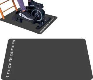 Hometrainer mat 60 x 43 cm zwart