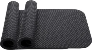 Hometrainer mat - 63,5 x 30 cm - zwart