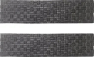Hometrainer mat 67 x 17 x 17 cm zwart/grijs