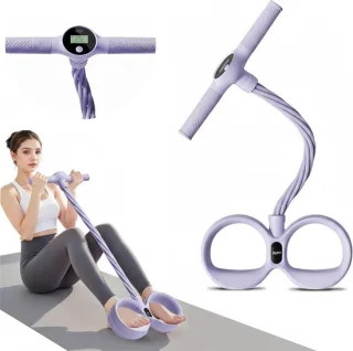 Hometrainer met 6 buizen paars