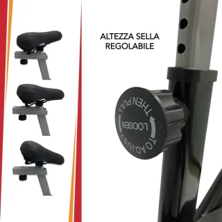 Hometrainer met 6 kg vliegwiel