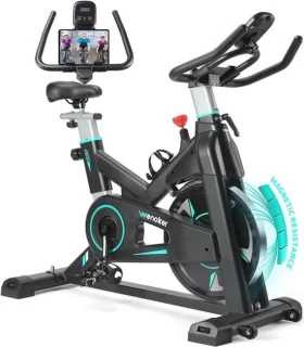 Hometrainer met magnetische weerstand en digitale monitor