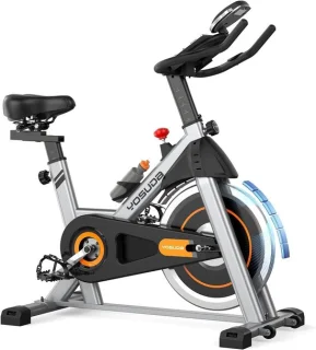 Hometrainer met magnetische weerstand en LCD-display