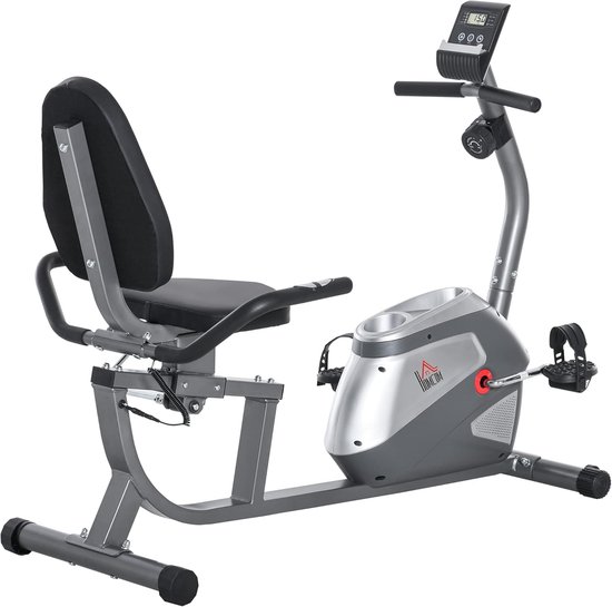 Hometrainer met magnetische weerstand en LCD-monitor
