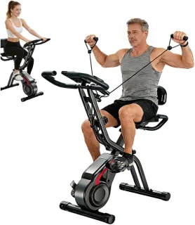 Hometrainer met rugsteun - Fitnessfiets