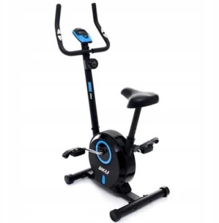 Hometrainer met verstelbare zitting - magnetisch weerstandsniveau - 16 kg gewicht - roestvrij staal - binnengebruik fitnessfiets