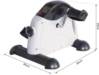 Hometrainer Mini Fietsapparaat Opvouwbaar LCD-display