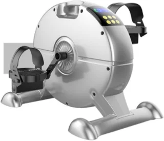 Hometrainer Mini Pedaaltrainer Zilver