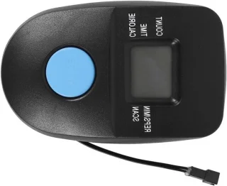 Hometrainer monitor - 89 x 140 mm - zwart