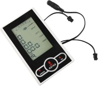 Hometrainer Monitor Fietscomputer 3,1 inch LCD Wit