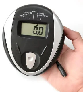 Hometrainer monitor fitness tracker 17 x 13 x 5 cm zwart
