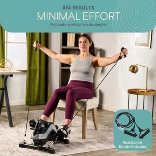 Hometrainer onder bureau - grijs