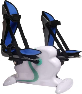 Hometrainer onder bureau - zwart