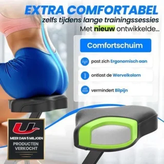 Hometrainer opvouwbaar metaal - fitnessfiets