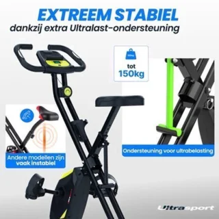 Hometrainer opvouwbare hometrainer - metaal - binnengebruik