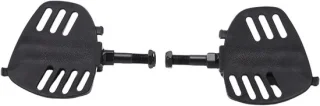 Hometrainer pedalen 10 x 10 cm zwart