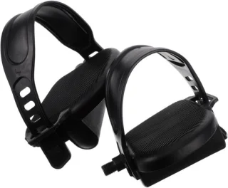 Hometrainer pedalen 14 cm zwart