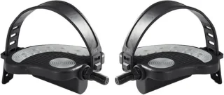 Hometrainer pedalen 9/16 en 1/2 inch zwart