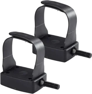 Hometrainer pedalen - indoor fiets pedalen - 9/16 inch - zwart