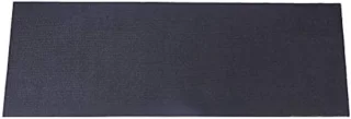 Hometrainer protector mat - 120 x 60 cm - zwart