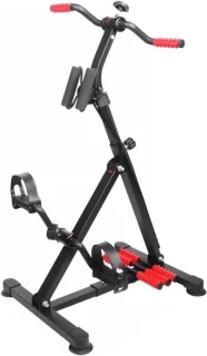 Hometrainer revalidatie fiets armen en benen 250 kg zwart