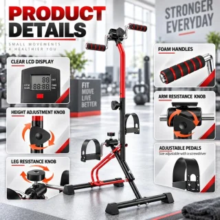 Hometrainer revalidatie - Handmatig - Zwart