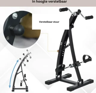 Hometrainer Senior Zwart 41x50x96cm