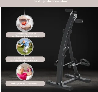 Hometrainer Senior Zwart 41x50x96cm