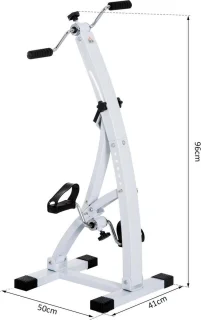 Hometrainer Senioren Fietstrainer Wit