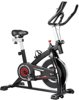 Hometrainer spinning bike rood