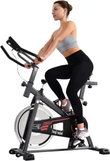 Hometrainer spinning fiets rood