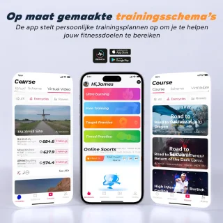 Hometrainer Spinningfiets Verstelbaar Zadel Stuur 135KG