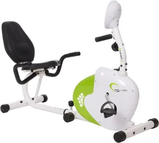 Hometrainer spinningfiets wit groen