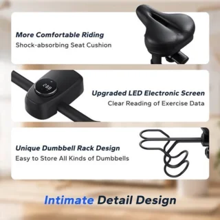 Hometrainer stationair magnetisch - fitnessapparaat indoorfiets