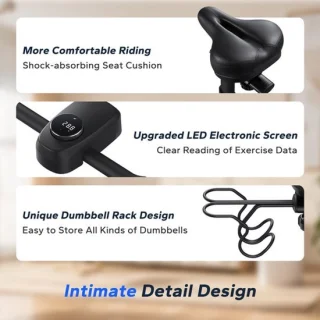 Hometrainer stationair magnetisch - fitnessapparaat voor thuisgebruik