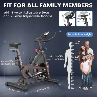 Hometrainer stationaire fiets