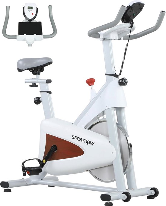 Hometrainer Stil Verstelbaar met LCD en Tablethouder
